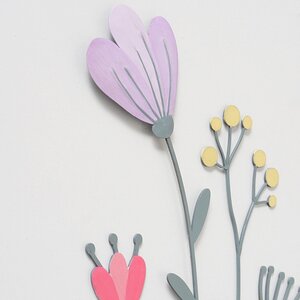 Декоративное панно Violet Floweret 30 см Boltze фото 2