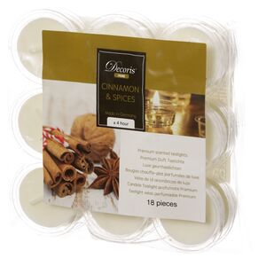 Ароматические чайные свечи Romantic collection: Корица и специи, 4 см, 18 шт (Kaemingk, Нидерланды). Артикул: 204761-2