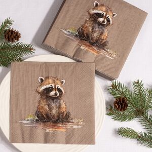 Бумажные салфетки Енот Марс 17*17 см, 20 шт  Boltze (Больтце) фото 1