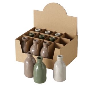 Керамическая ваза Fuente Alamo 8 см кремовая Boltze фото 6