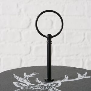 Этажерка двухуровневая для сервировки Moritz 24 см, сланец Boltze фото 7