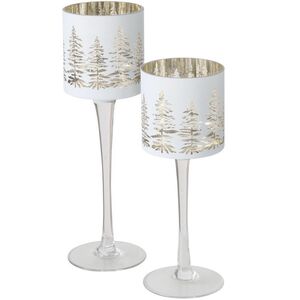 Набор стеклянных подсвечников - бокалов Coventry 25-30 см, 2 шт Boltze (Больтце) фото 6