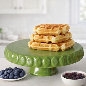 Керамическая тортовница Lime - Brentonico 25 см (Boltze, Германия). Артикул: 2053279