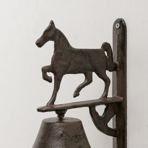 Дверной колокольчик Лошадь 23 см, чугун Boltze (Больтце) фото 3