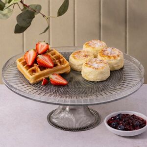 Подставка для торта Hitam 28 см, стекло (Boltze, Германия). Артикул: 2053376