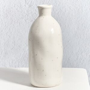Керамическая ваза-бутылка Фуэнте-Аламо 15 см белая Boltze (Больтце) фото 2