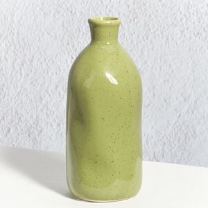 Керамическая ваза-бутылка Фуэнте-Аламо 15 см оливковая Boltze (Больтце) фото 2
