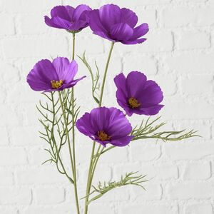Искусственный цветок Космея 67 см фиолетовый (Boltze, Германия). Артикул: 2054477-1