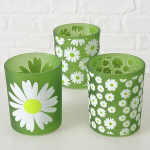 Набор стеклянных подсвечников Field Daisy 9-11 см, 2 шт Boltze фото 6