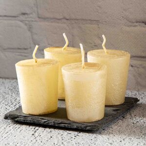 Чайная свеча Металлик кремовая 4 шт (Kaemingk, Нидерланды). Артикул: 205564