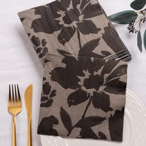 Бумажные салфетки Binasco 17*17 см серые, 20 шт (Boltze, Германия). Артикул: 2055848-2