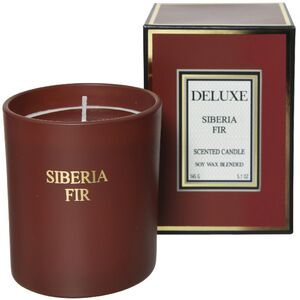 Ароматическая свеча в стакане Сибирская Пихта и Розовое Дерево 8 см (Kaemingk, Нидерланды). Артикул: 205661-2
