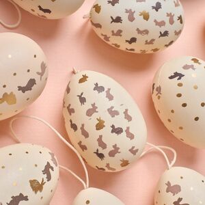 Пасхальные украшения Яйца Кролики Тинка 6 см, 12 шт Boltze (Больтце) фото 2