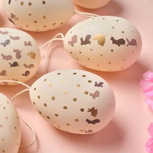 Пасхальные украшения Яйца Кролики Тинка 6 см, 12 шт Boltze (Больтце) фото 6