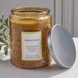 Ароматическая свеча Enjoing Life Series: Sandalwood 9 см, 32 часа горения Kaemingk (Кейминг) фото 4