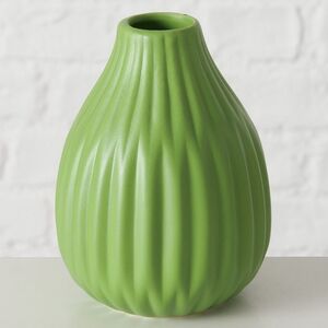 Набор керамических ваз для цветов Лидс 10-12 см зеленый, 3 шт Boltze (Больтце) фото 2