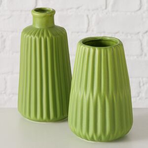 Керамическая ваза Реймс 14 см зеленая Boltze (Больтце) фото 2