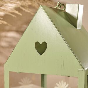 Подсвечник - домик Ромашки и пчелки 27*14 см зеленый Boltze (Больтце) фото 2