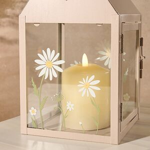 Подсвечник - домик Ромашки и пчелки 27 см бежевый Boltze (Больтце) фото 4