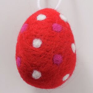 Пасхальные украшения Яйца Pink Easter 6 см, 4 шт, подвеска Boltze фото 3