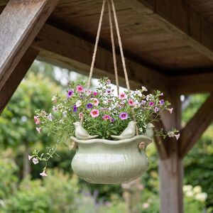 Подвесное кашпо Гольфо Аранчи 17 см, фарфор