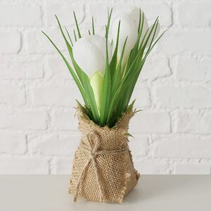 Искусственный цветок в горшке Крокус 19 см Boltze фото 5