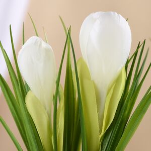 Искусственный цветок в горшке Крокус 19 см Boltze фото 3