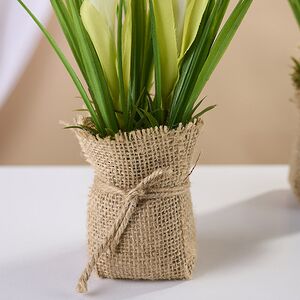 Искусственный цветок в горшке Крокус 19 см Boltze фото 4