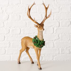 Декоративная фигура Олень Эллиот - Волшебные Рога 40 см (Boltze, Германия). Артикул: 2058523