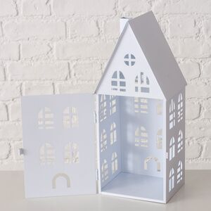 Набор подсвечников - домиков Белфаст 13-38 см белый, 3 шт Boltze (Больтце) фото 2