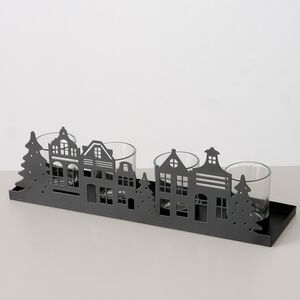 Декоративный подсвечник Домики Hiddenville 35*11 см Boltze (Больтце) фото 4