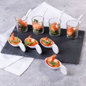 Набор для сервировки закусок с подносом Amiens 31*21 см, 13 предметов