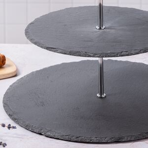 Этажерка трехуровневая для сервировки Capreze, 34 см, сланец Koopman фото 2