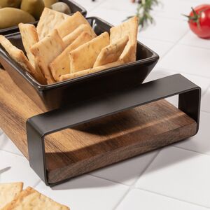 Набор для закусок с подносом Паоло 32*10 см, 4 предмета Koopman фото 2