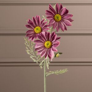 Искуcственная ветка Ромашка - Summer Freshness 65 см фуксия EDG фото 2