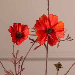 Искусственная ветка Космея - Sunshine 77 см красная EDG фото 2