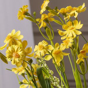 Искусственный букет Ромашка - A Gentle Kiss 50 см желтый EDG фото 3