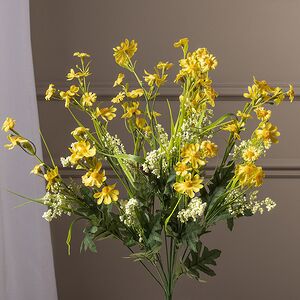 Искусственный букет Ромашка - A Gentle Kiss 50 см желтый EDG фото 2