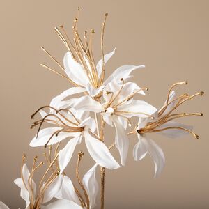 Искусственная ветка Stelo Nerina 75 см белая EDG фото 3