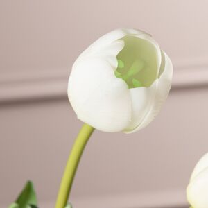Силиконовые тюльпаны Vanilla Cream 5 шт, 40 см EDG фото 4