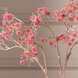 Искусственная ветка Гипсофила Floral Veil 68 см бургунди EDG фото 2