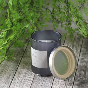 Ароматическая свеча в стакане Sparkling Time 8.5 см синяя (Kaemingk, Нидерланды). Артикул: 212531-3