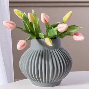 Силиконовые тюльпаны Hidalgo 9 шт, 29 см нежно-розовые EDG фото 4