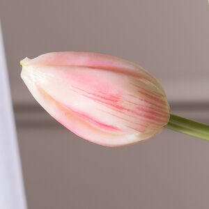 Силиконовые тюльпаны Hidalgo 9 шт, 29 см нежно-розовые EDG фото 5