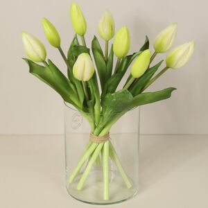 Силиконовые тюльпаны Hidalgo 9 шт, 29 см зеленые EDG фото 8