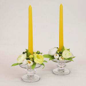 Венок для свечи Ранункулюс - Blu Arancio 12 см EDG фото 2