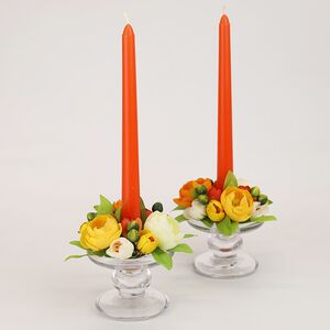 Венок для свечи Ранункулюс - Di Biancan 12 см EDG фото 2