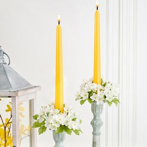 Венок для свечи Гипсофила Бьянко 10 см EDG (ЭДГ) фото 4