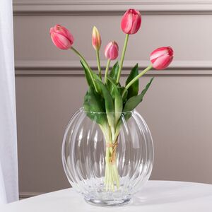 Силиконовые тюльпаны Spring Sun 5 шт, 40 см розовые EDG фото 5