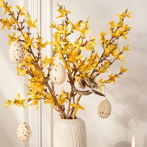 Искусственная ветка Форзиция Солнечная 78 см EDG (ЭДГ) фото 4